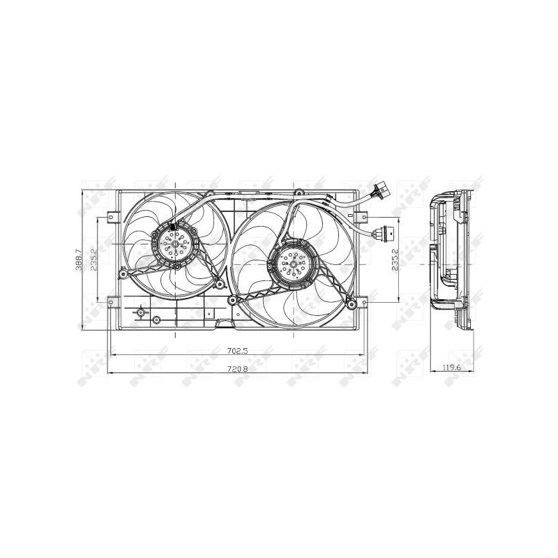 Ventilateur (refroidissement moteur) NRF
