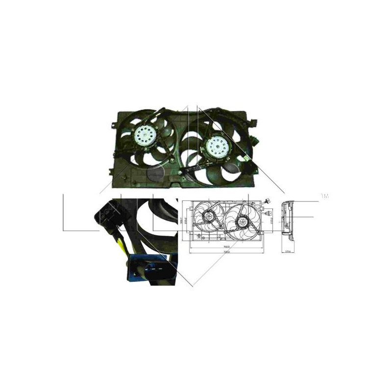 Ventilateur (refroidissement moteur) NRF