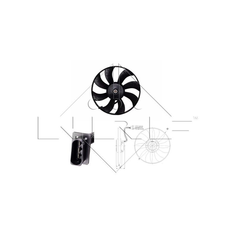 Ventilateur (refroidissement moteur) NRF