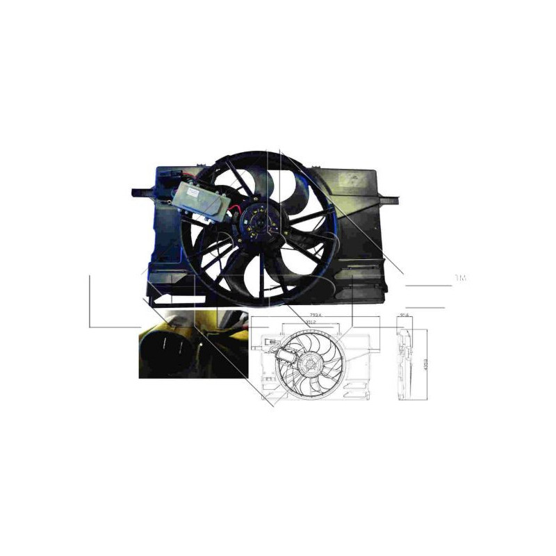 Ventilateur (refroidissement moteur) NRF
