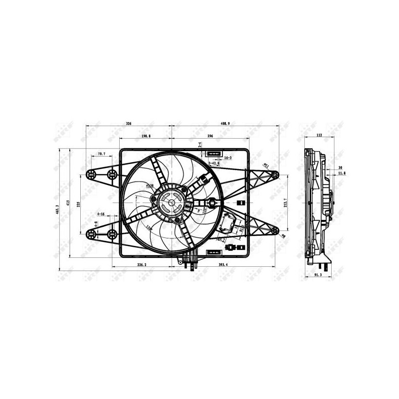 Ventilateur (refroidissement moteur) NRF