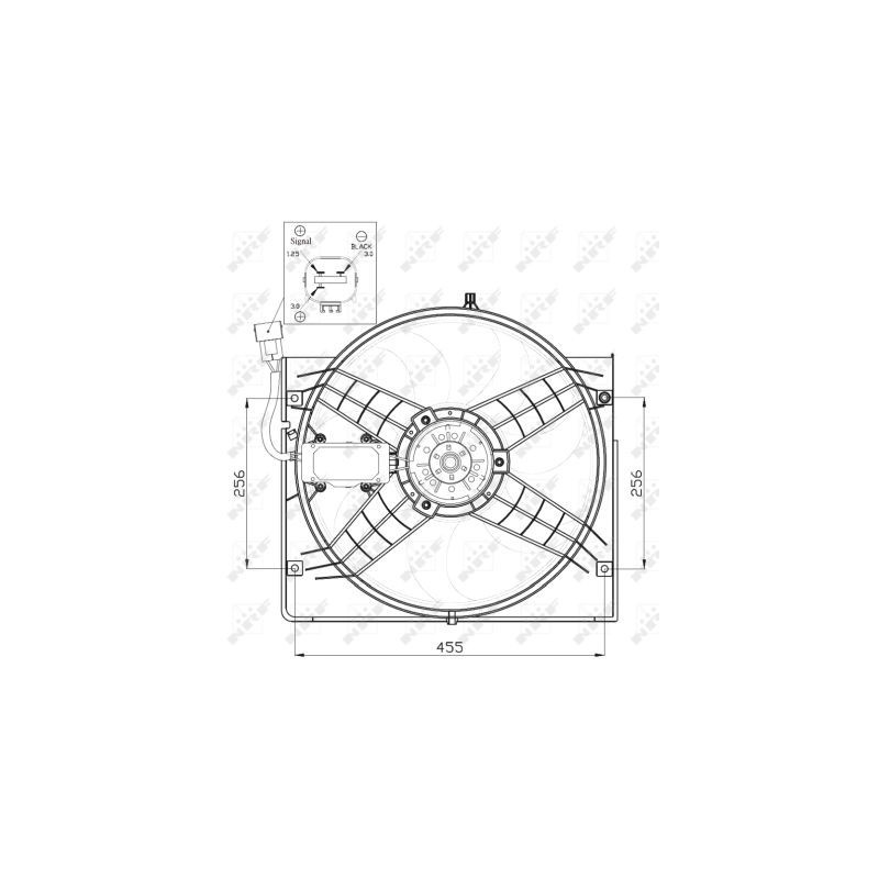 Ventilateur (refroidissement moteur) NRF