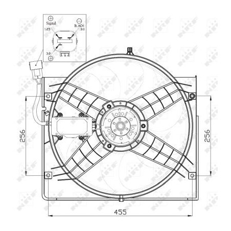 Ventilateur (refroidissement moteur) NRF