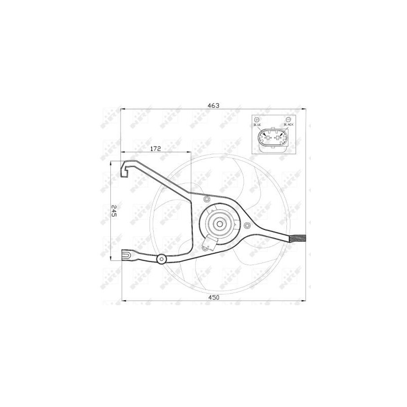 Ventilateur (refroidissement moteur) NRF