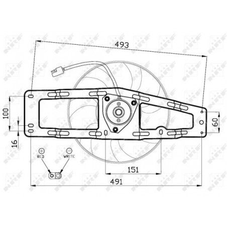 Ventilateur (refroidissement moteur) NRF