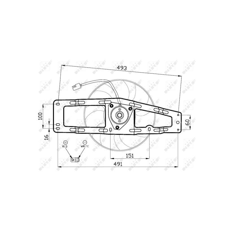 Ventilateur (refroidissement moteur) NRF