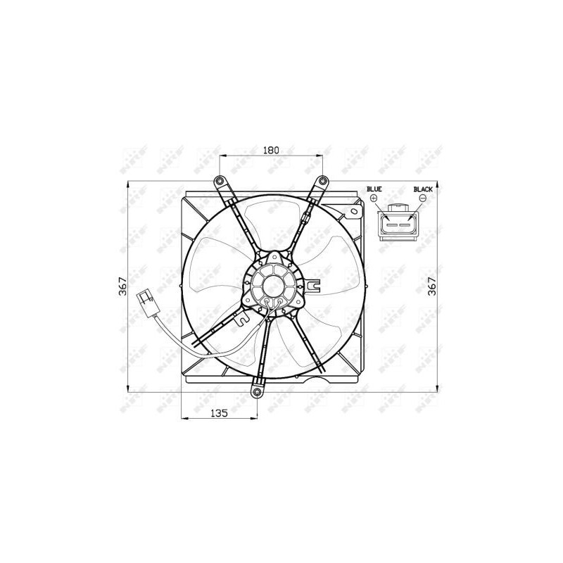 Ventilateur (refroidissement moteur) NRF