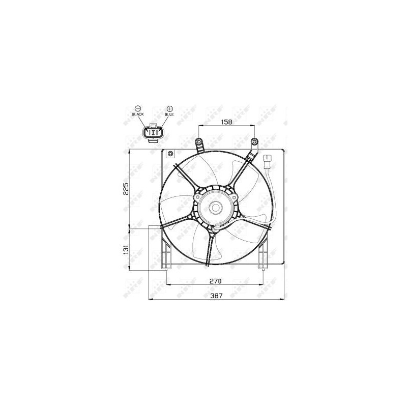 Ventilateur (refroidissement moteur) NRF