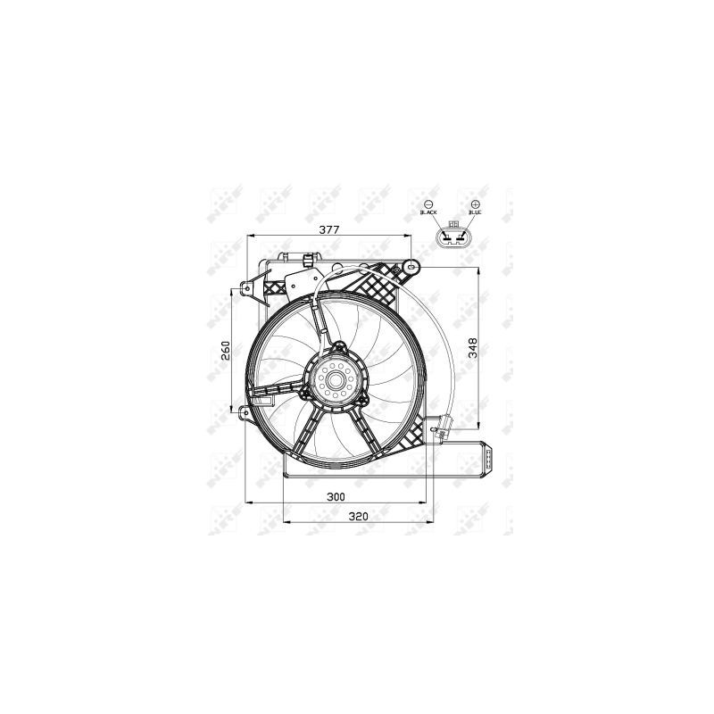 Ventilateur (refroidissement moteur) NRF