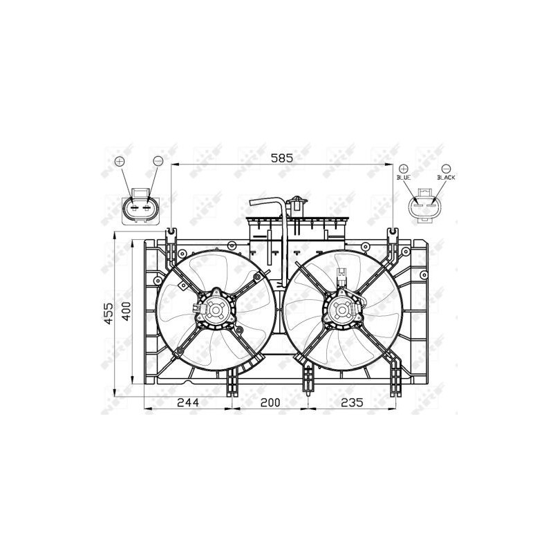 Ventilateur (refroidissement moteur) NRF
