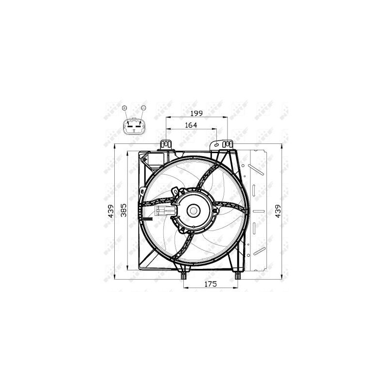 Ventilateur (refroidissement moteur) NRF