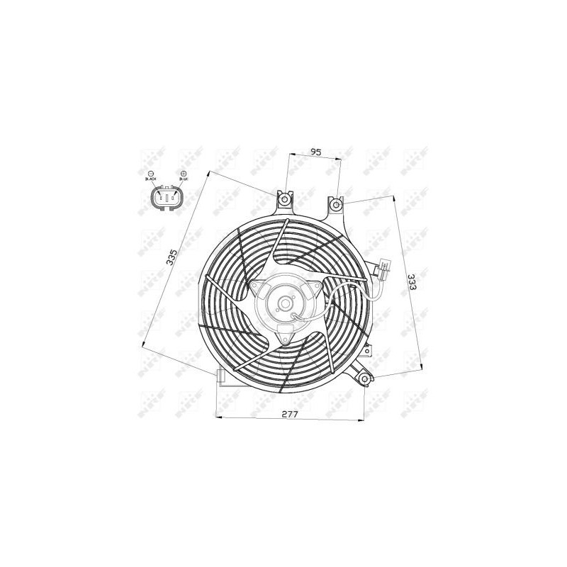 Ventilateur (refroidissement moteur) NRF