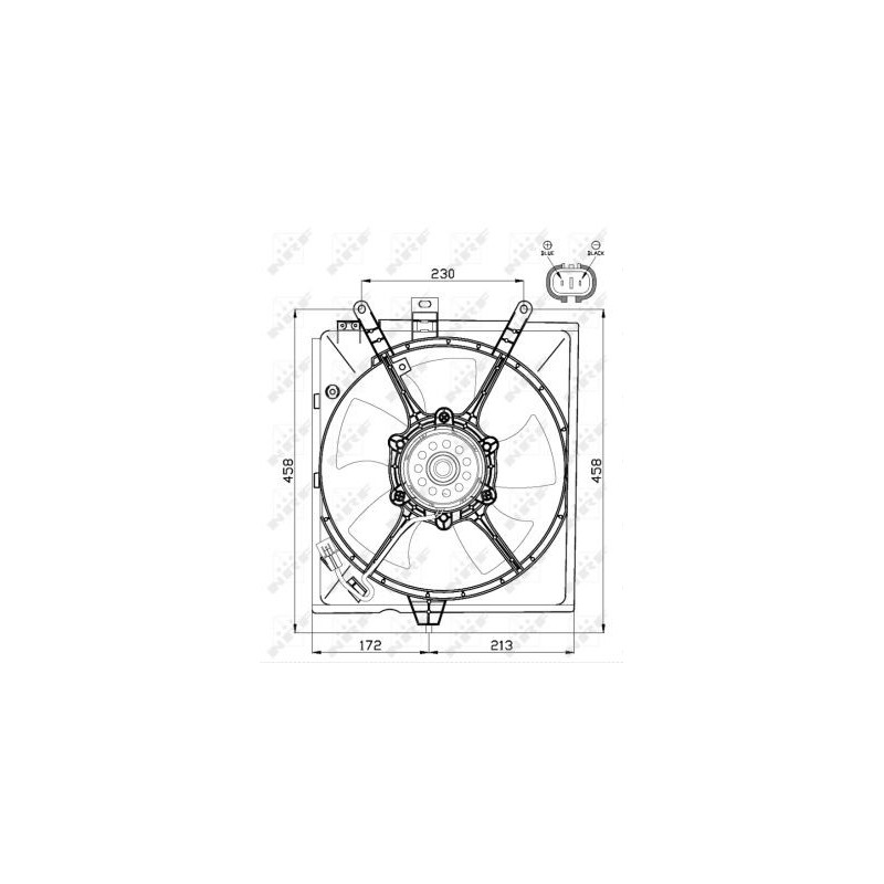 Ventilateur (refroidissement moteur) NRF