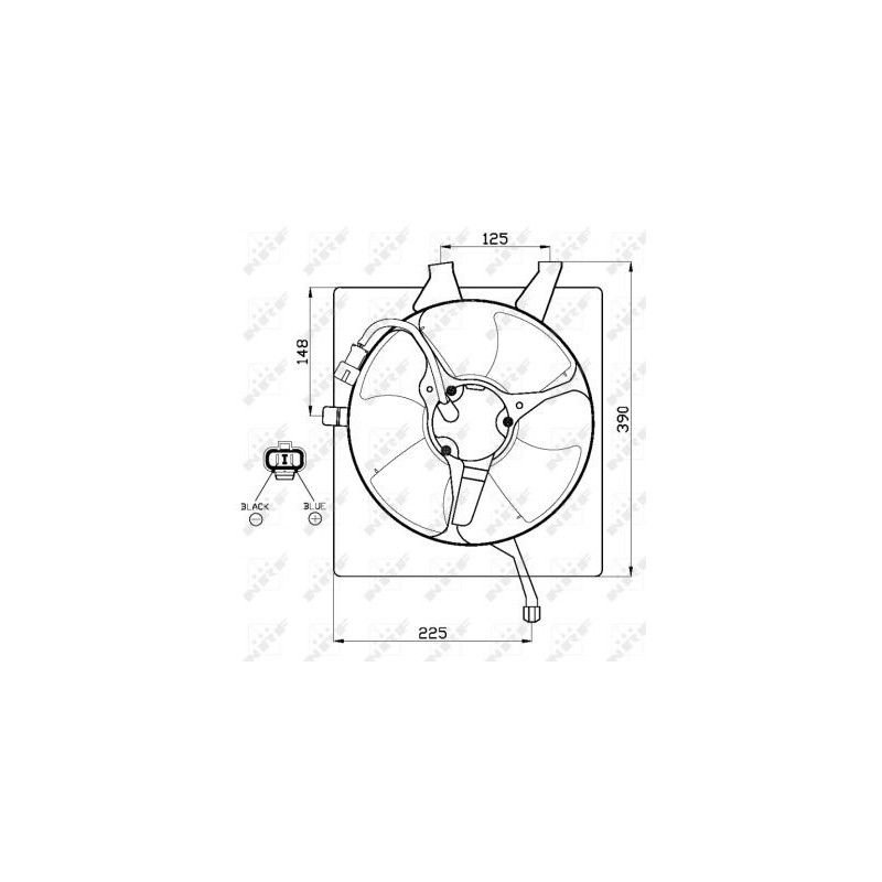 Ventilateur (refroidissement moteur) NRF