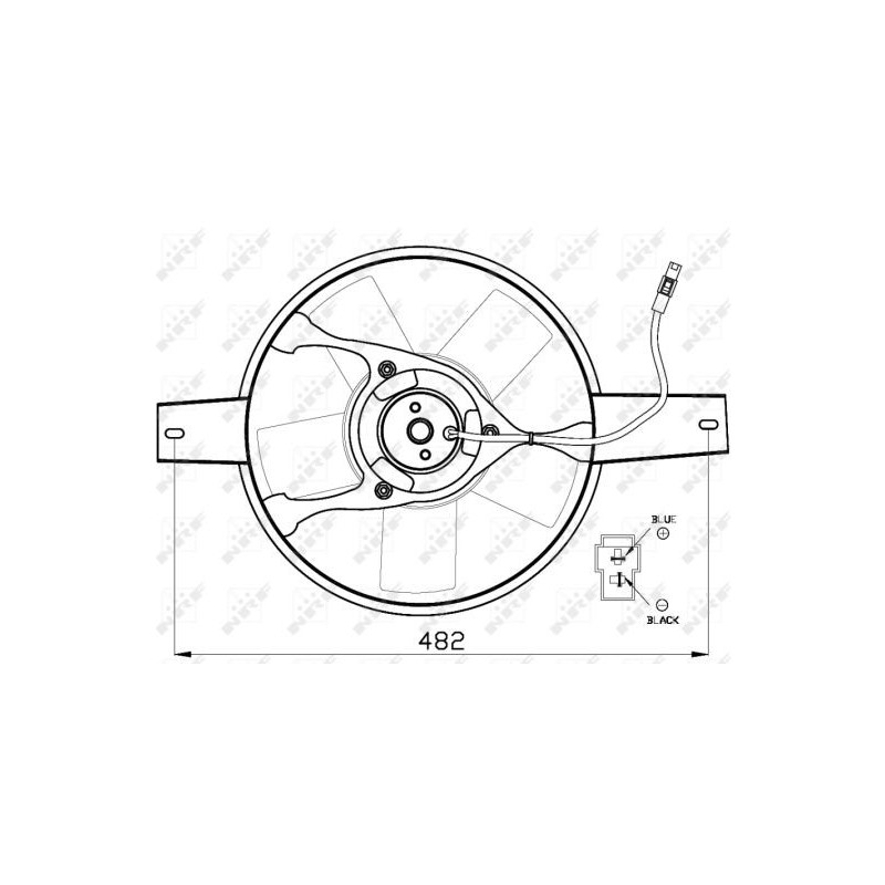 Ventilateur (refroidissement moteur) NRF