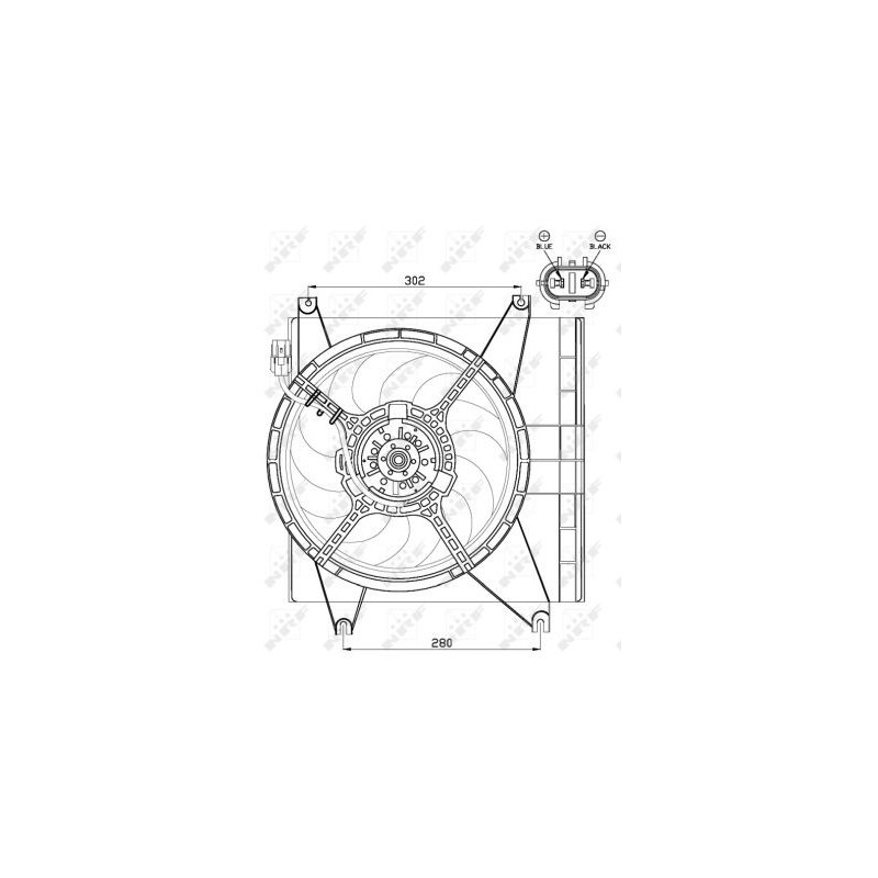 Ventilateur (refroidissement moteur) NRF