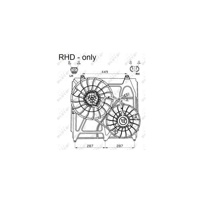 Ventilateur (refroidissement moteur) NRF
