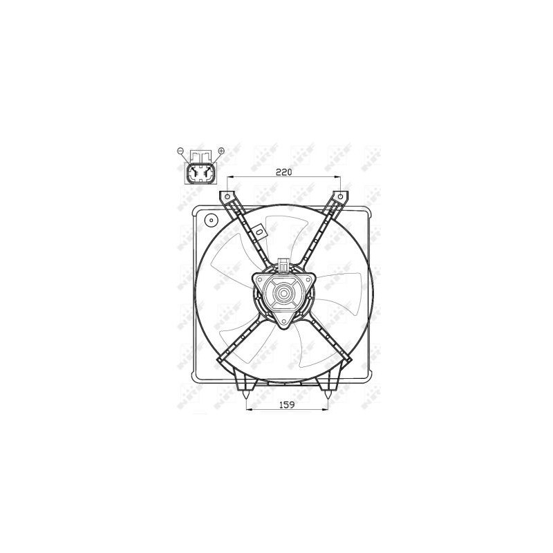 Ventilateur (refroidissement moteur) NRF