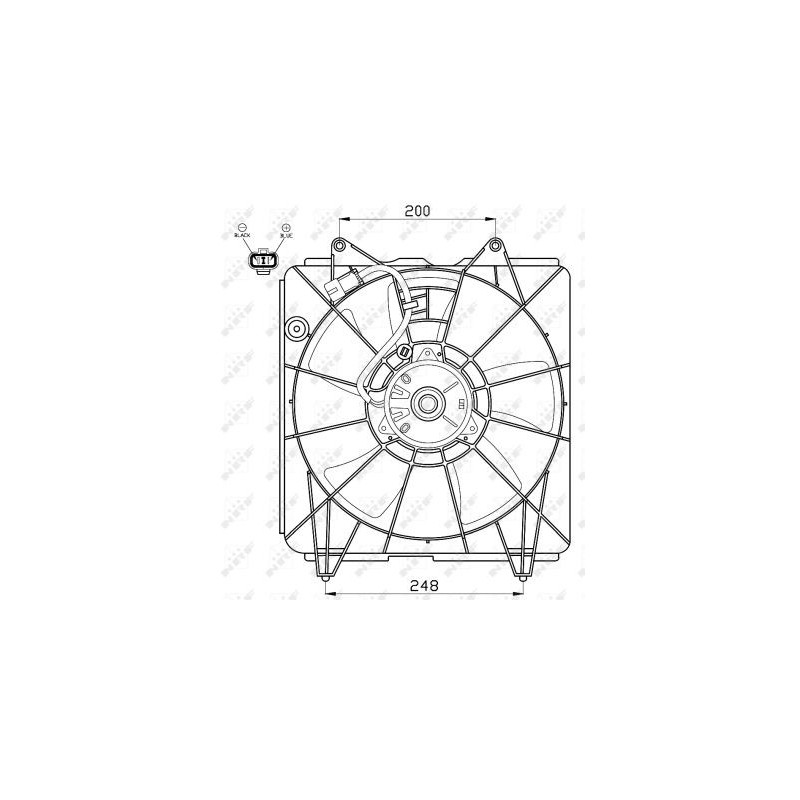 Ventilateur (refroidissement moteur) NRF