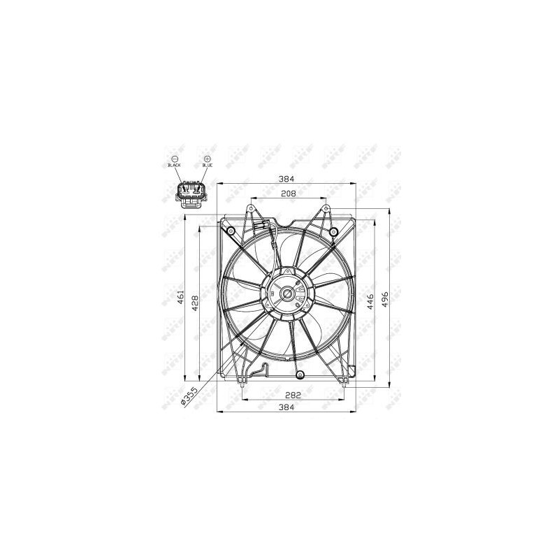 Ventilateur (refroidissement moteur) NRF
