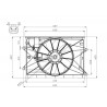 Ventilateur (refroidissement moteur) NRF