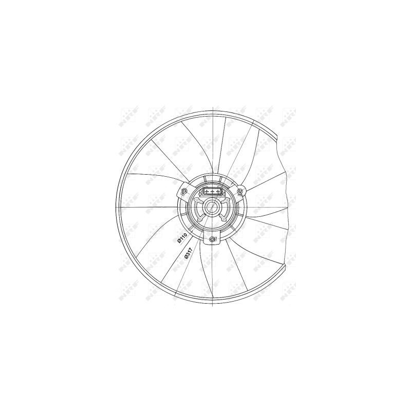 Ventilateur (refroidissement moteur) NRF