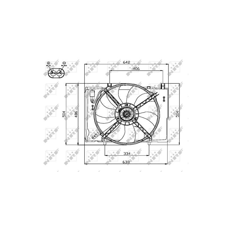 Ventilateur (refroidissement moteur) NRF
