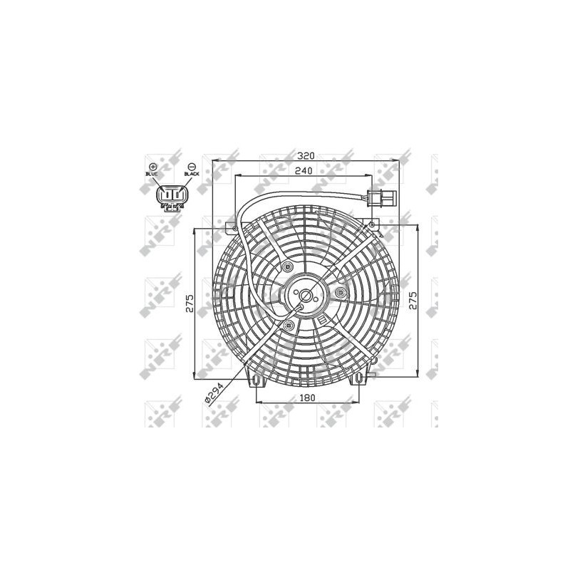 Ventilateur (refroidissement moteur) NRF