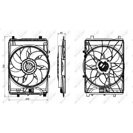 Ventilateur (refroidissement moteur) NRF