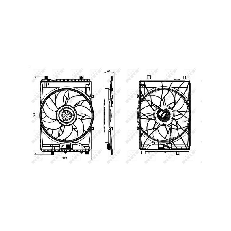 Ventilateur (refroidissement moteur) NRF