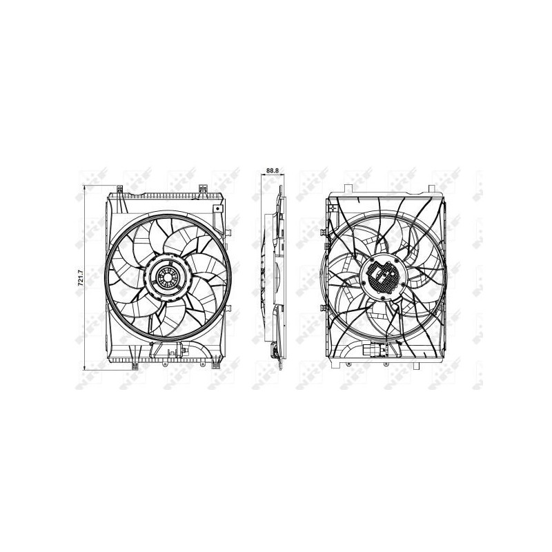Ventilateur (refroidissement moteur) NRF