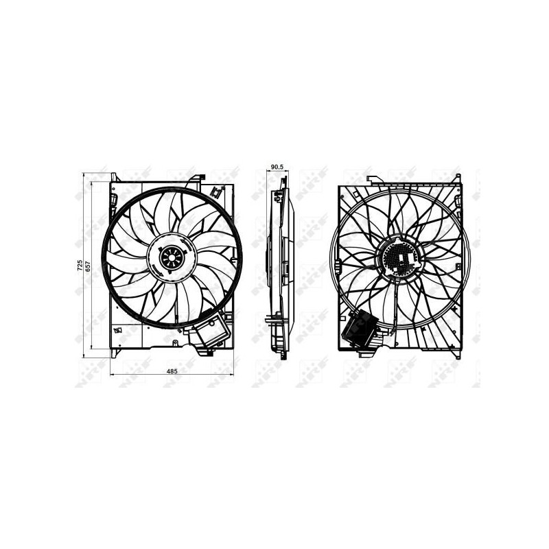 Ventilateur (refroidissement moteur) NRF