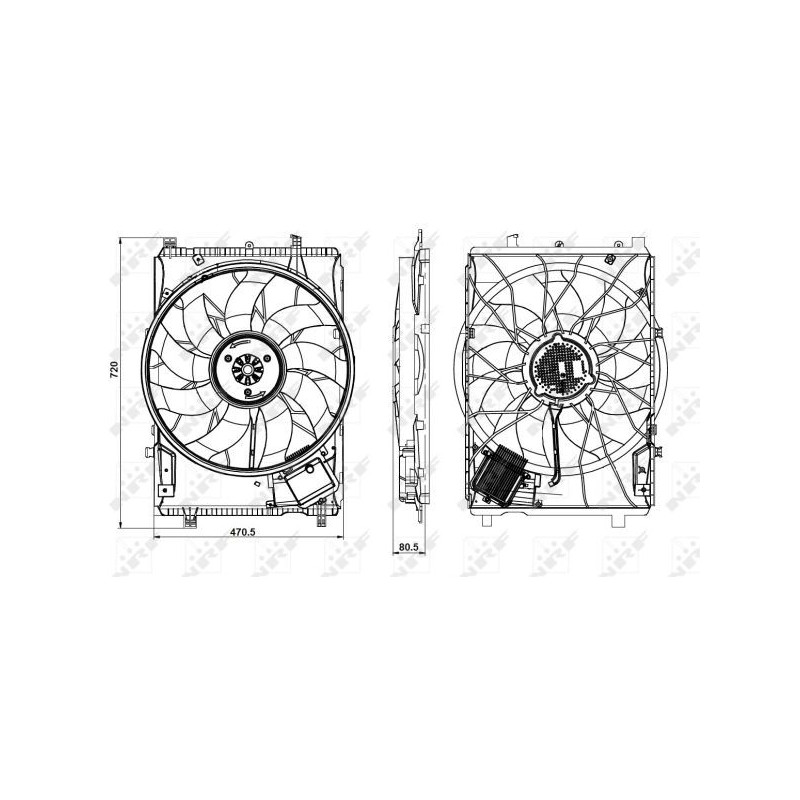 Ventilateur (refroidissement moteur) NRF