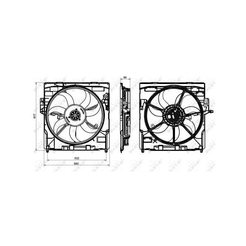 Ventilateur (refroidissement moteur) NRF