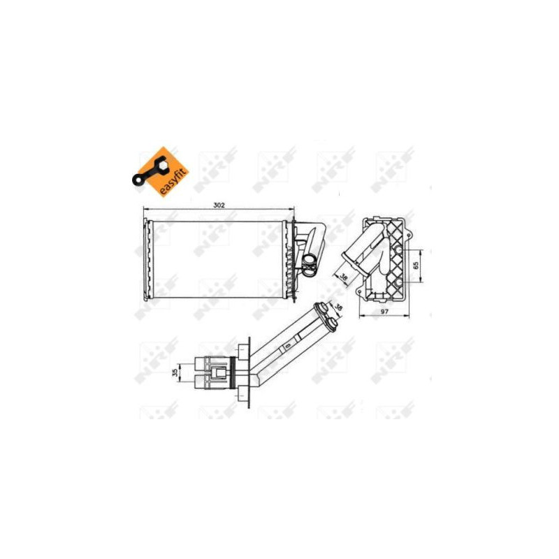 Radiateur de chauffage NRF
