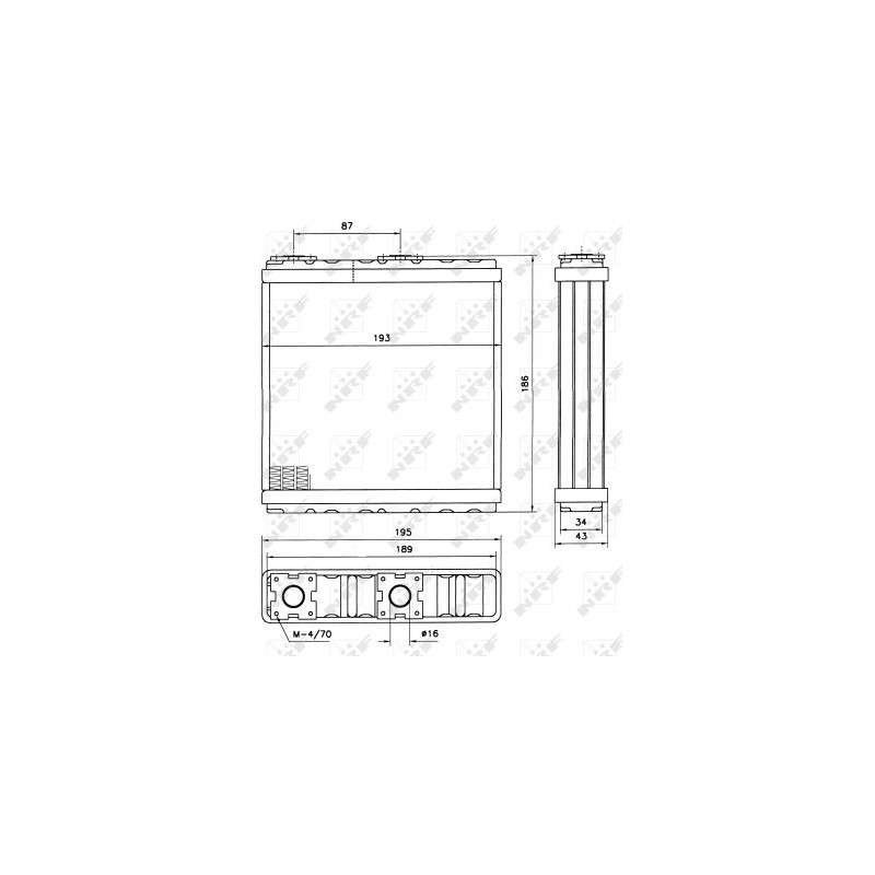 Radiateur de chauffage NRF