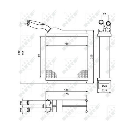 Radiateur de chauffage NRF