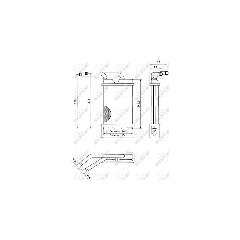 Radiateur de chauffage NRF