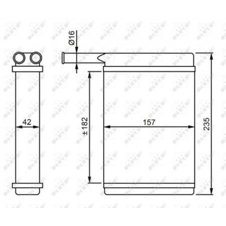 Radiateur de chauffage NRF