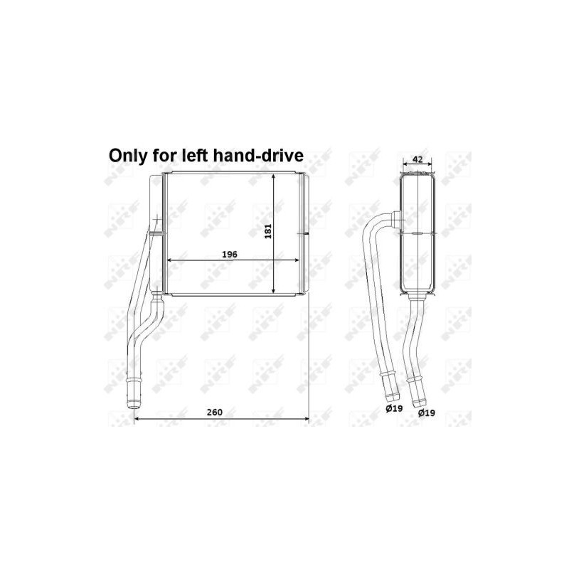 Radiateur de chauffage NRF