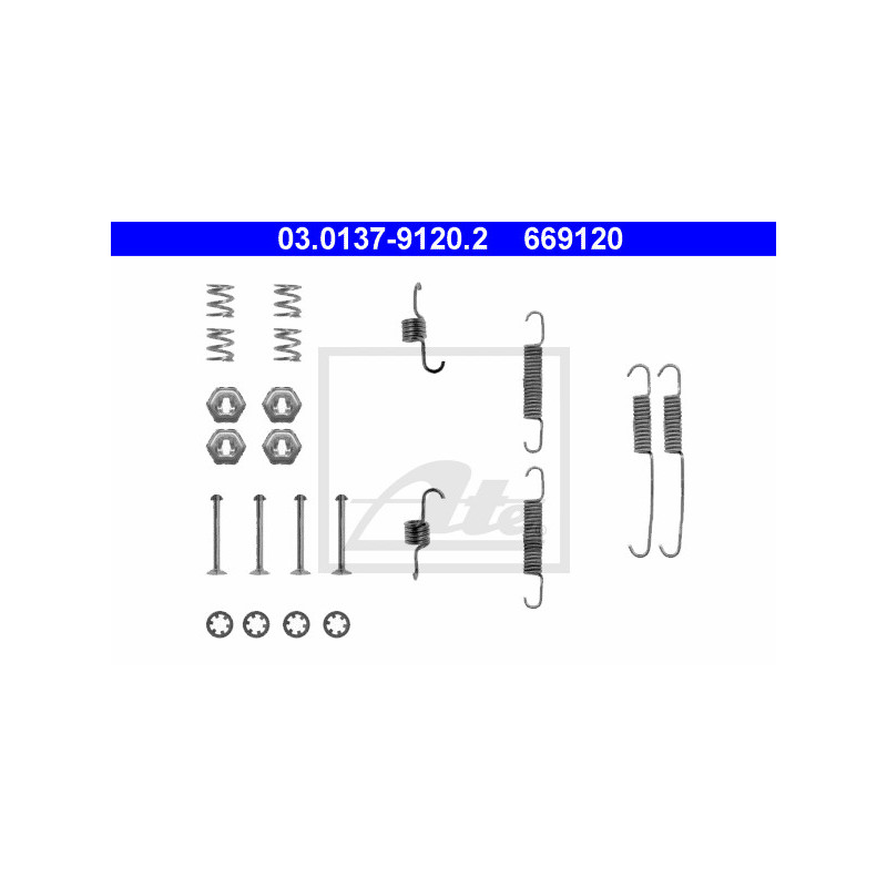 Kit d'accessoires (mâchoire de frein) ATE