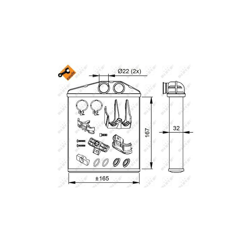 Radiateur de chauffage NRF