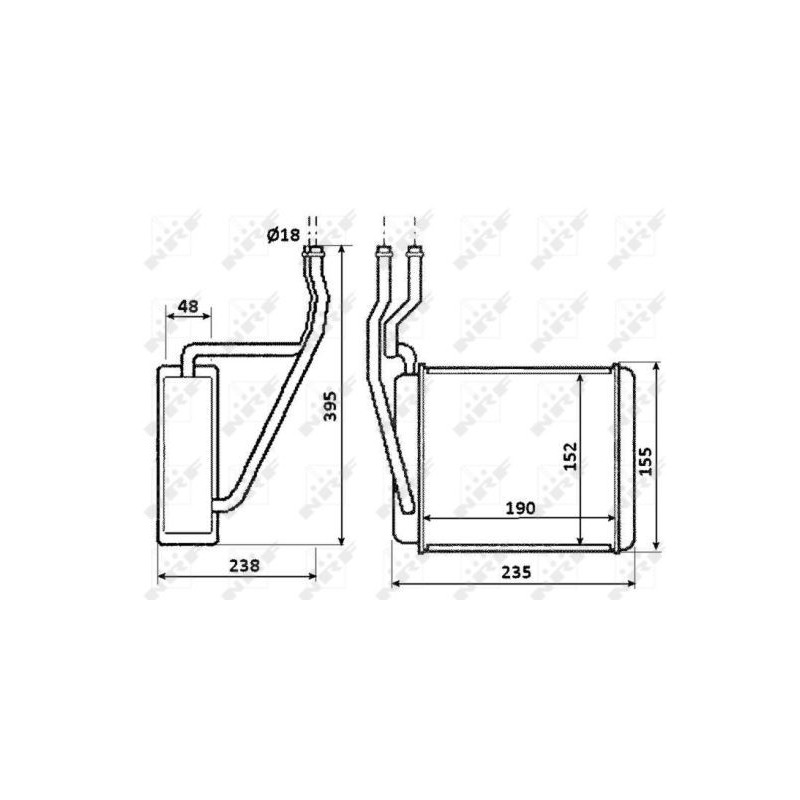Radiateur de chauffage NRF