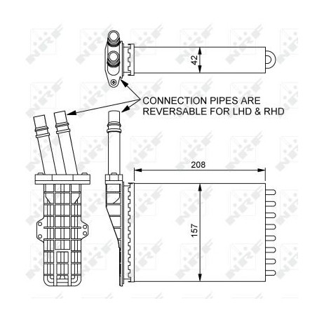 Radiateur de chauffage NRF