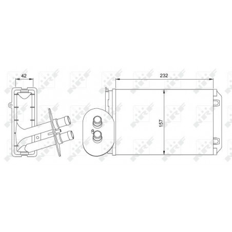 Radiateur de chauffage NRF