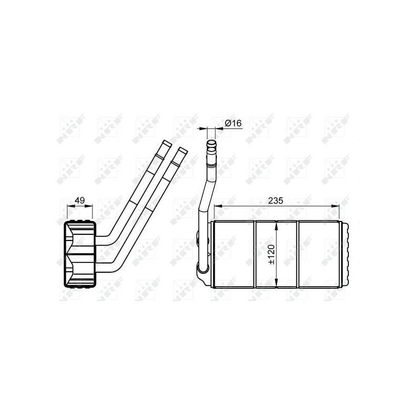 Radiateur de chauffage NRF