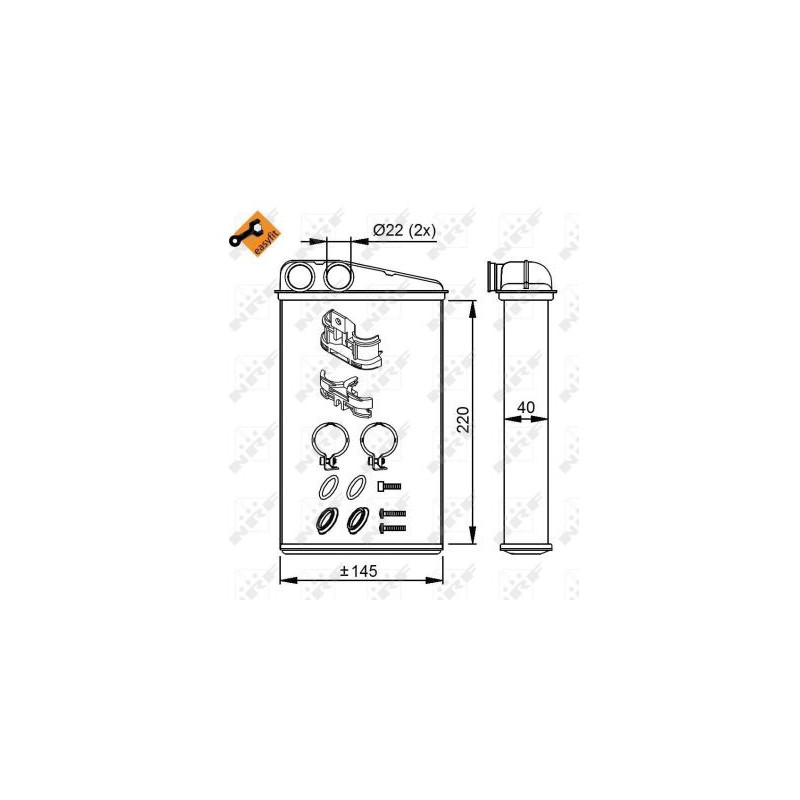 Radiateur de chauffage NRF