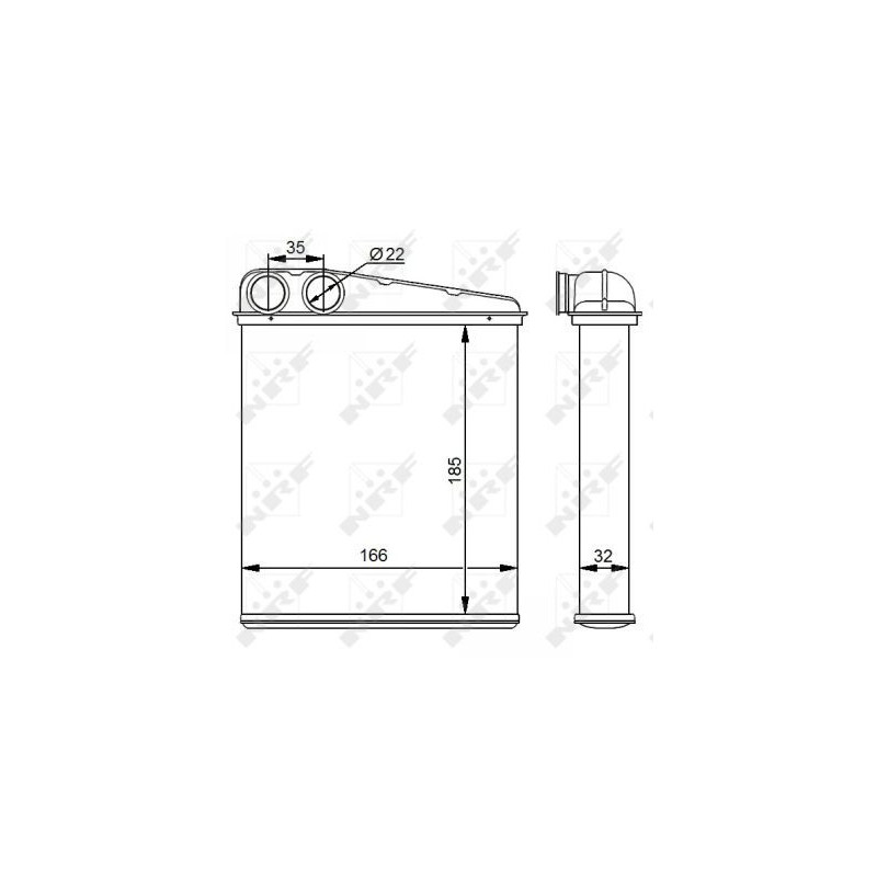 Radiateur de chauffage NRF