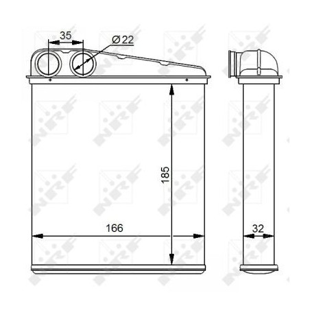 Radiateur de chauffage NRF