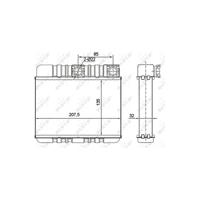 Radiateur de chauffage NRF
